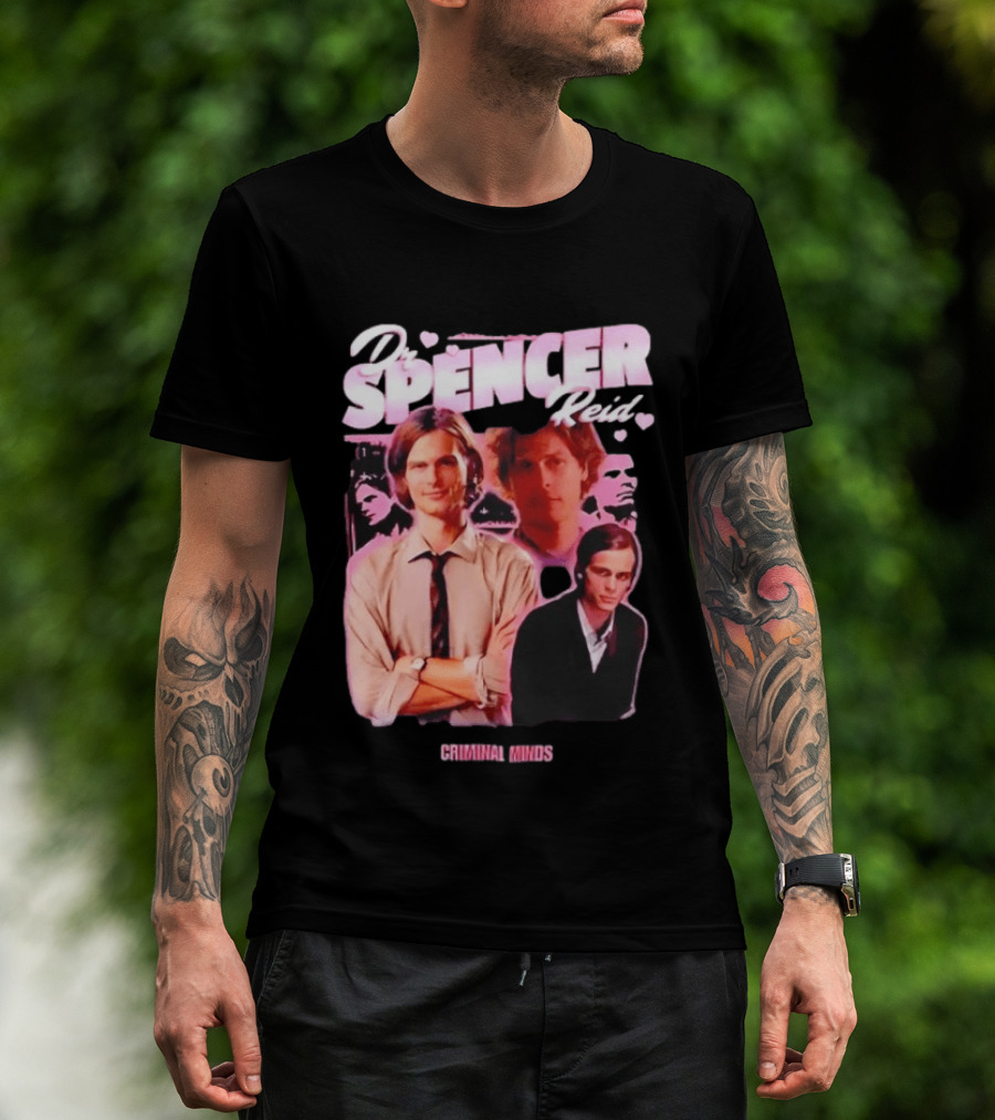 Dr Spencer Reid Criminal Minds Heart T-Shirt