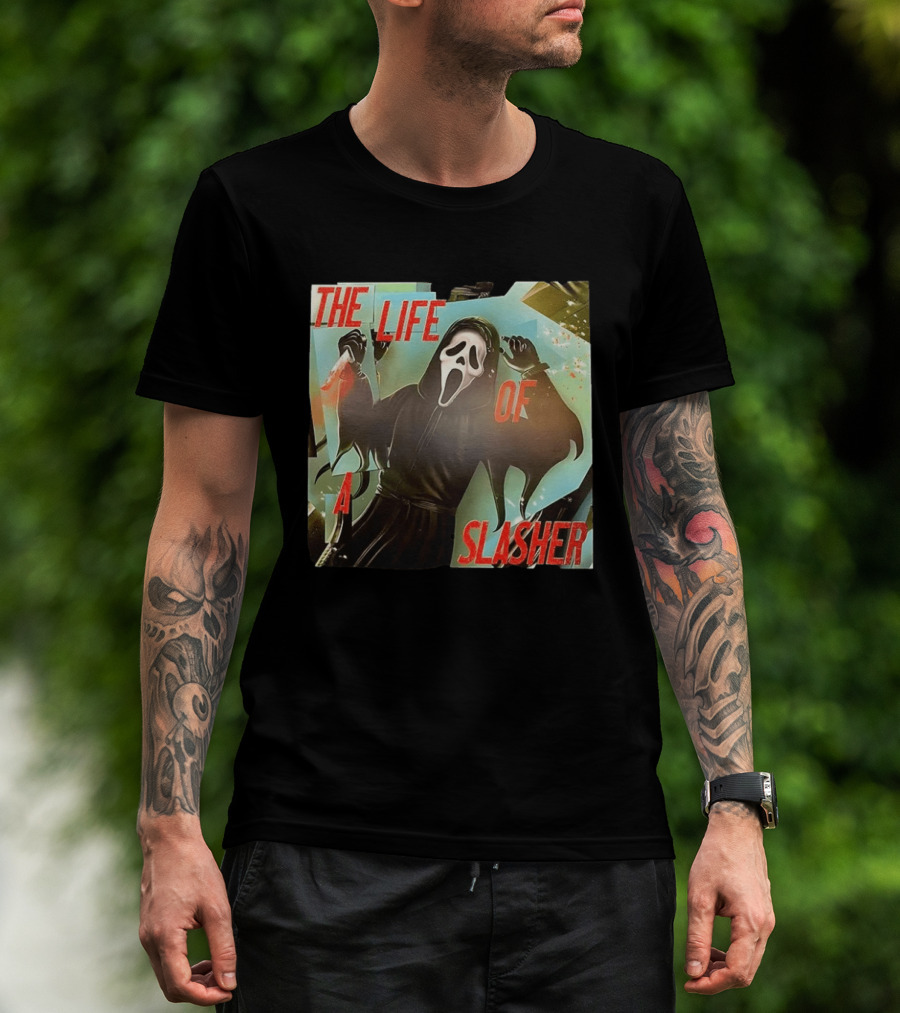 The Life Of A Slasher Ghostface Scream T-Shirt