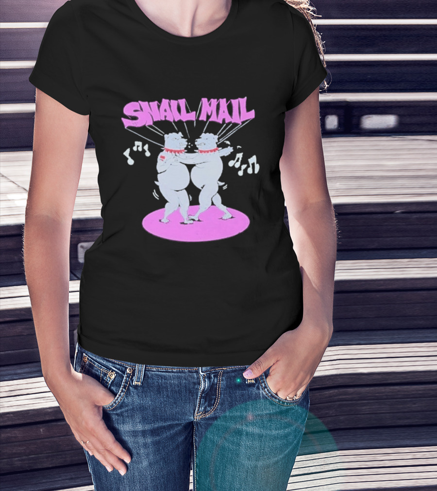 Snail Mail Bulldogs Dance Music Notes Duo T-Shirt
