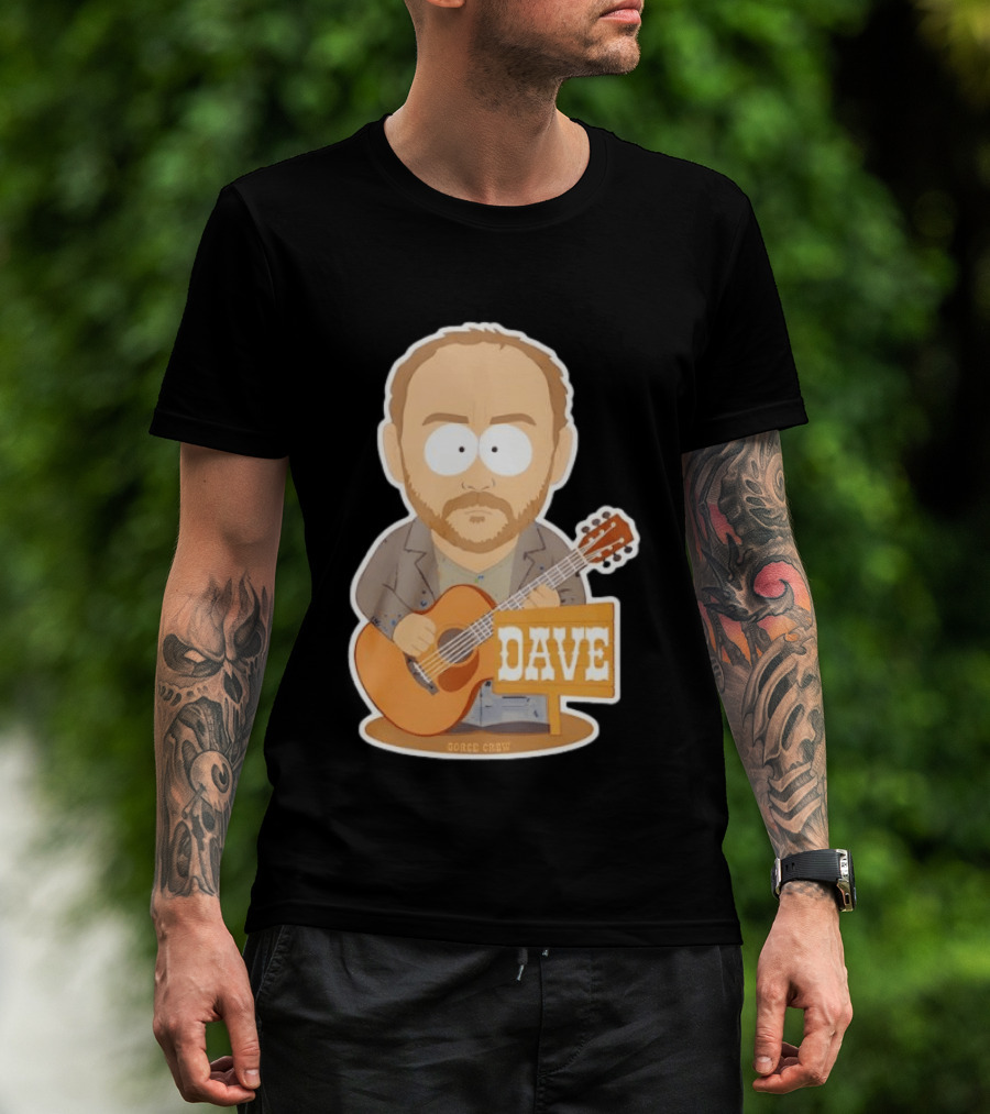 South Park Dave Matthews Band Gorge Crew 2025 Dave Guitar T-Shirt