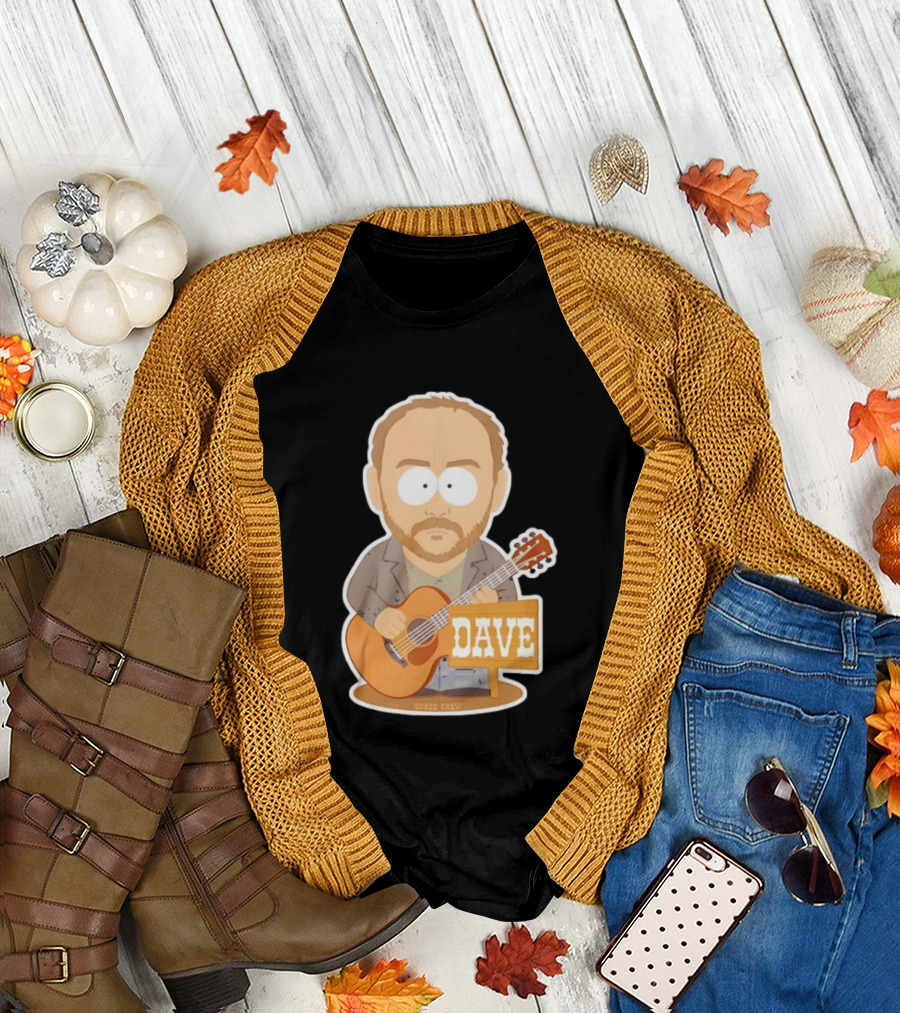 South Park Dave Matthews Band Gorge Crew 2025 Dave Guitar T-Shirt