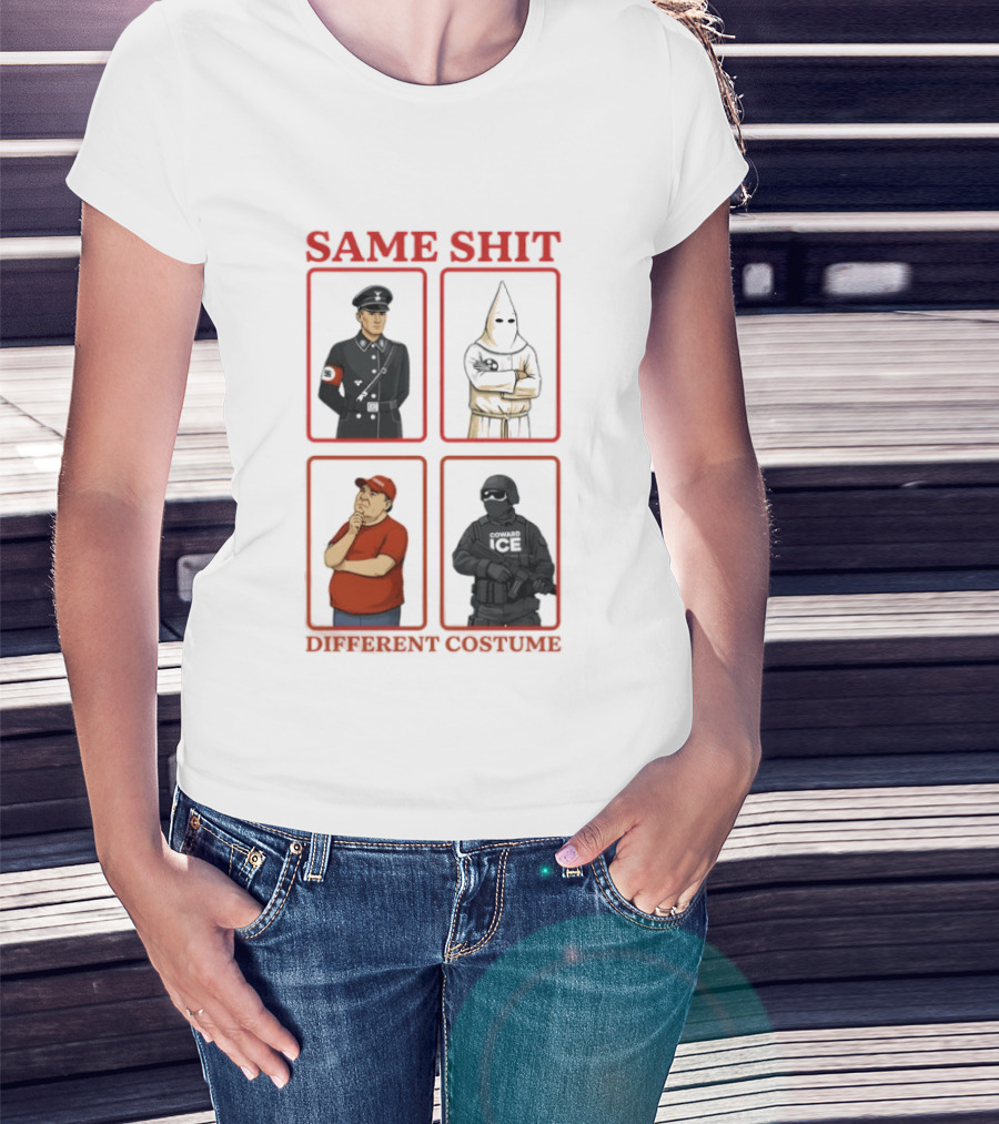 Same Shit Different Costume Anti Coward Ice T-Shirt