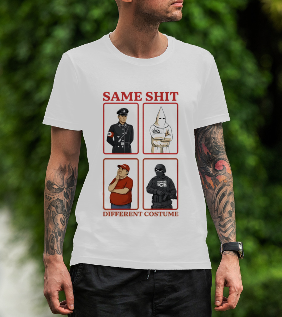 Same Shit Different Costume Anti Coward Ice T-Shirt