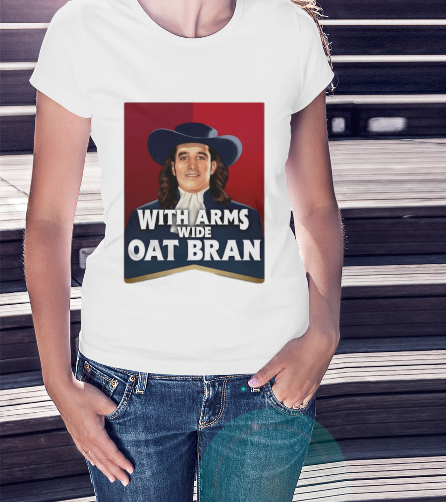 With Arms Wide Oat Bran Quaker T-Shirt