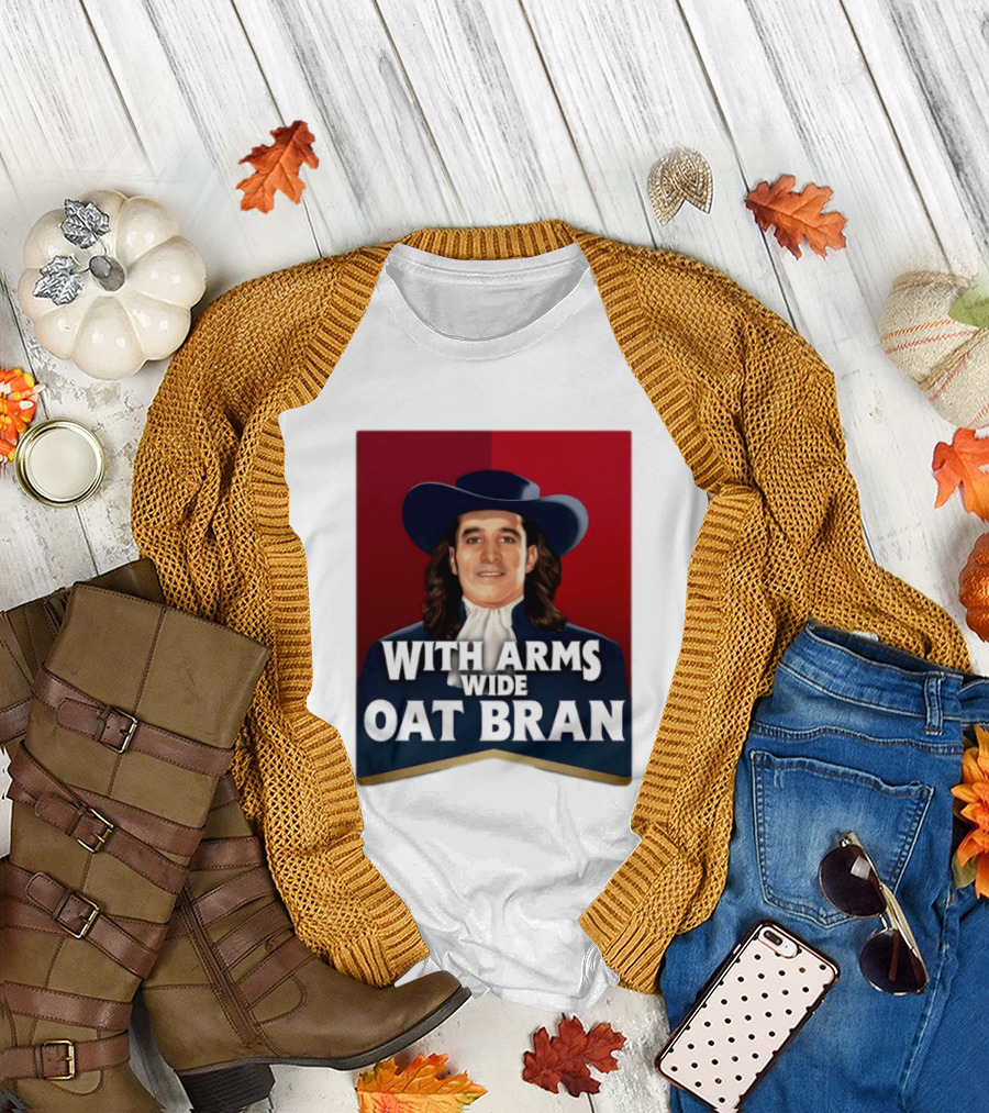 With Arms Wide Oat Bran Quaker T-Shirt