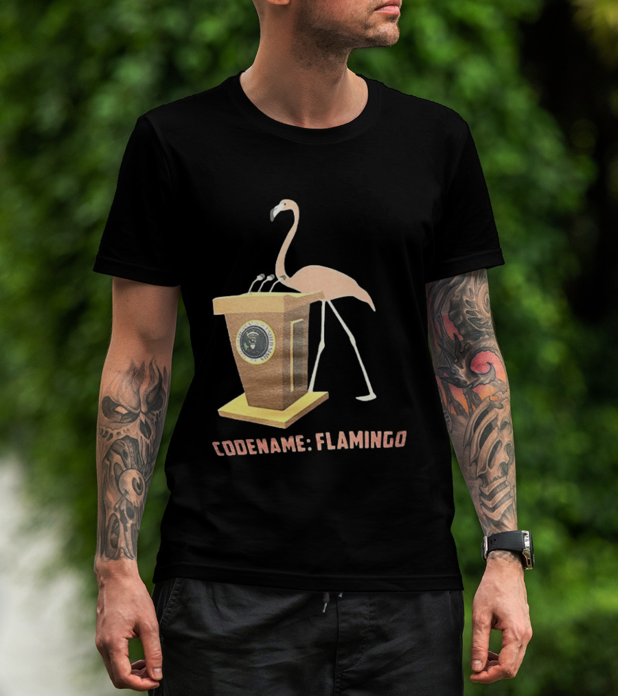 Codename Flamingo Presidential Podium Seal T-Shirt