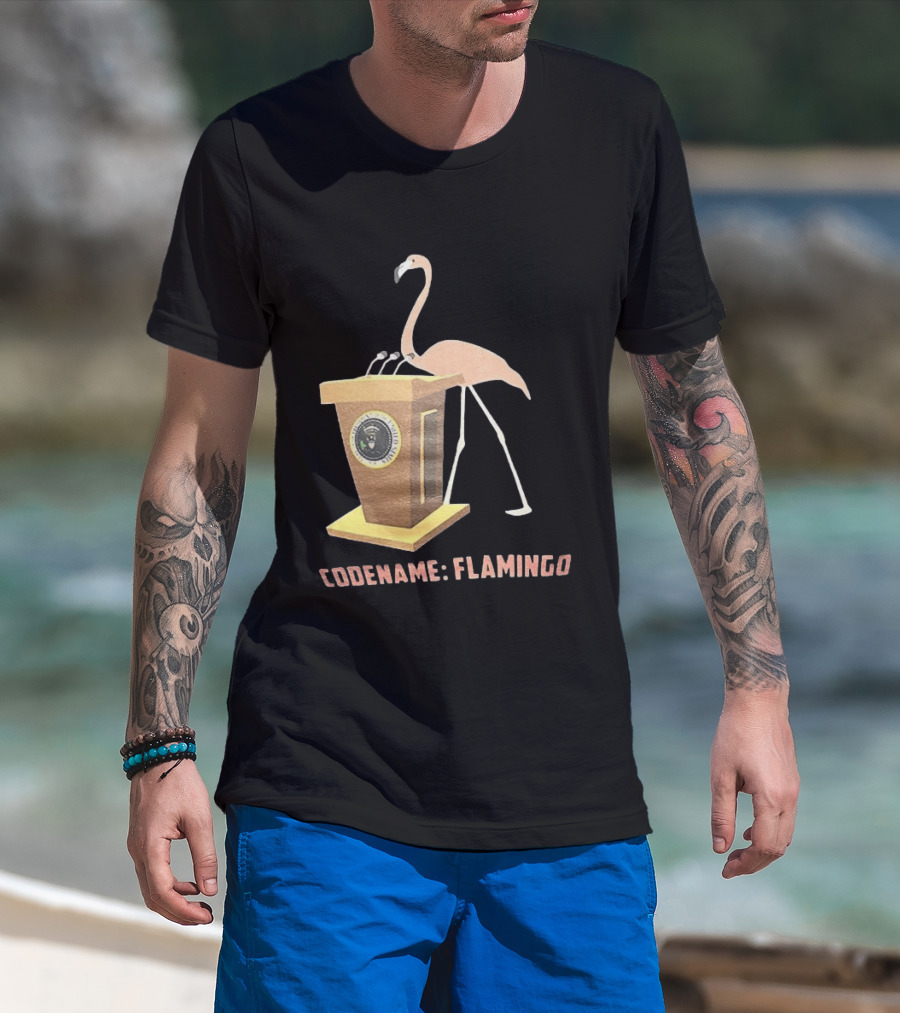 Codename Flamingo Presidential Podium Seal T-Shirt