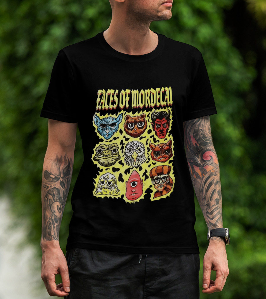 Faces Of Mordecai Dungeon Crawler Carl Compilation T-Shirt