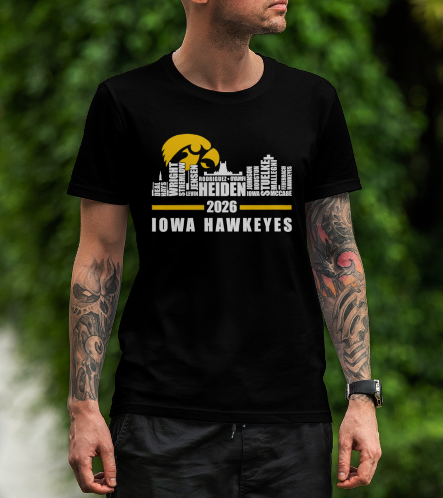 Iowa Hawkeyes 2026 Heiden Skyline T-Shirt