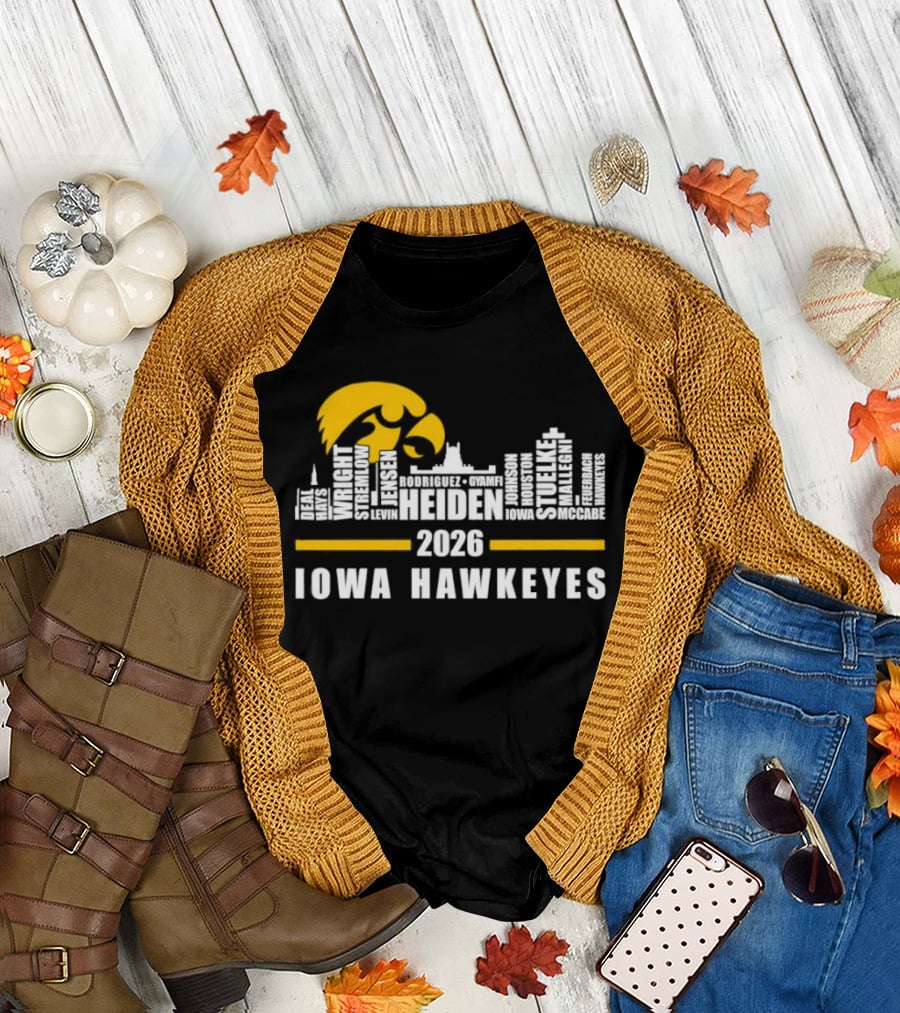 Iowa Hawkeyes 2026 Heiden Skyline T-Shirt