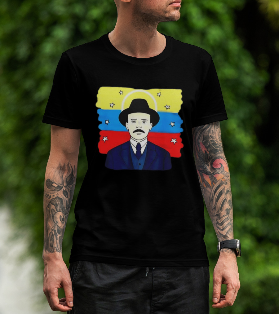 Venezuela Flag José Gregorio Hernández T-Shirt