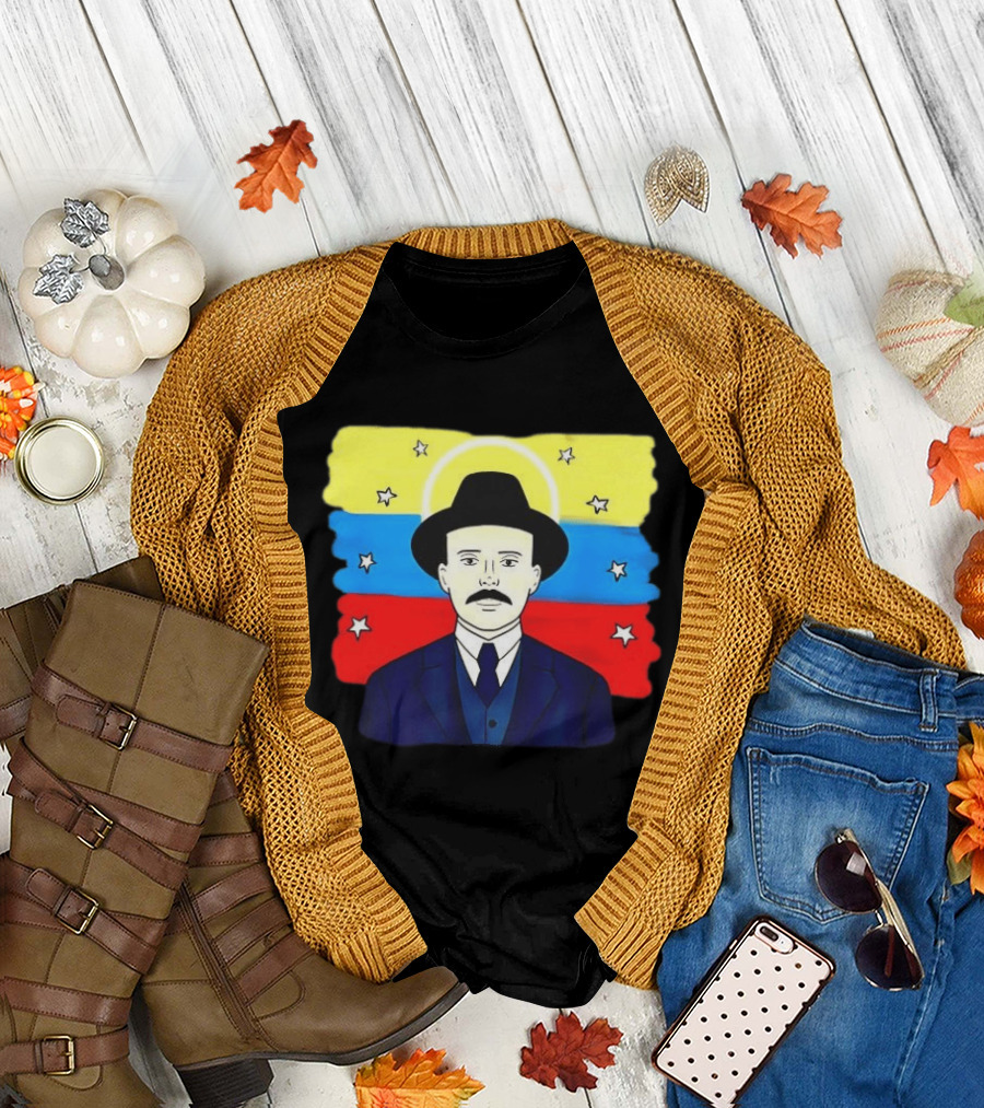 Venezuela Flag José Gregorio Hernández T-Shirt