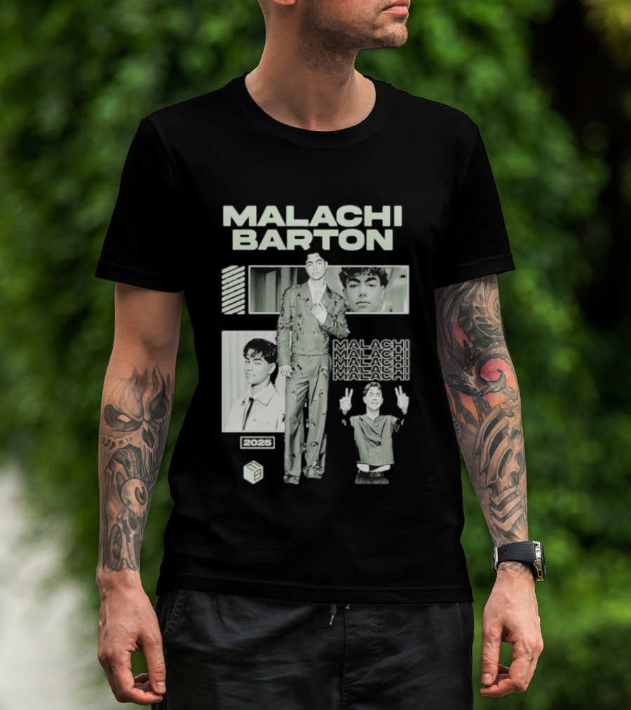 Malachi Barton 2025 Descendants Zombies Worlds Collide Tour Disney T-Shirt