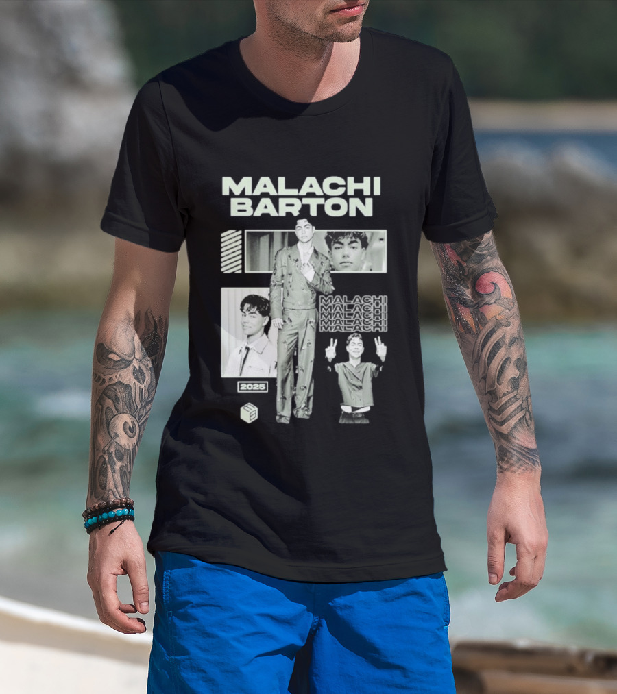 Malachi Barton 2025 Descendants Zombies Worlds Collide Tour Disney T-Shirt