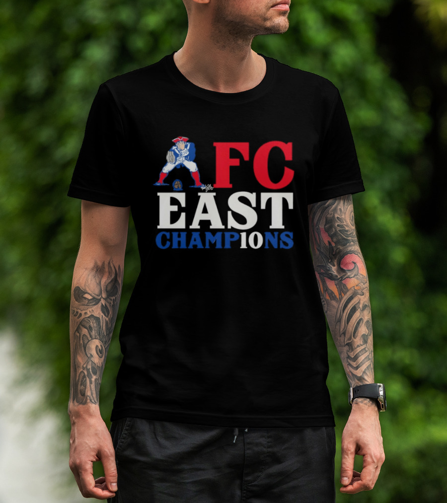New England Patriots FC East Champions Champ10ns T-Shirt