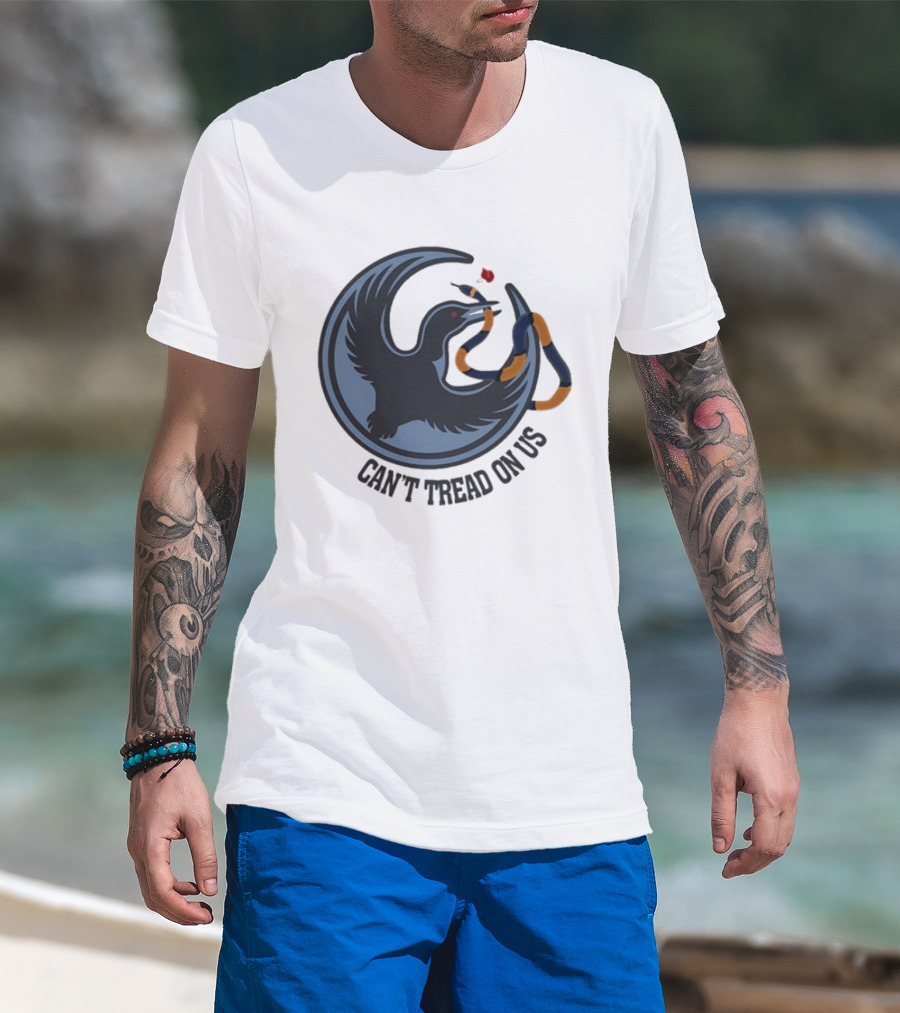 Minnesota Rebel Alliance Can't Tread On Us Bird And Serpent T-Shirt