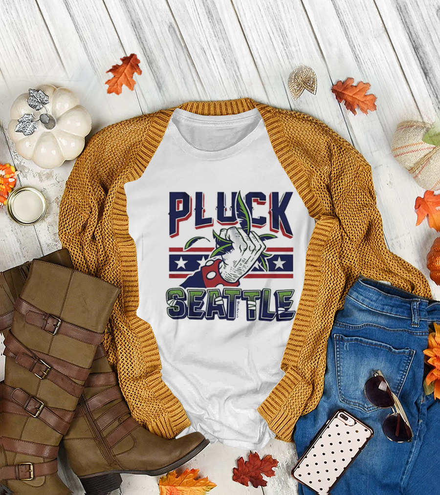 New England Patriots Pluck Seattle Matchup Stars and Stripes T-Shirt