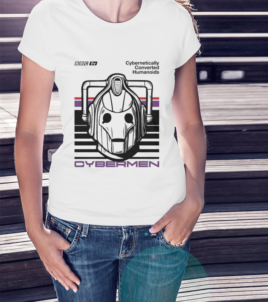 BBC TV Cybermen Cybernetically Converted Humanoids T-Shirt