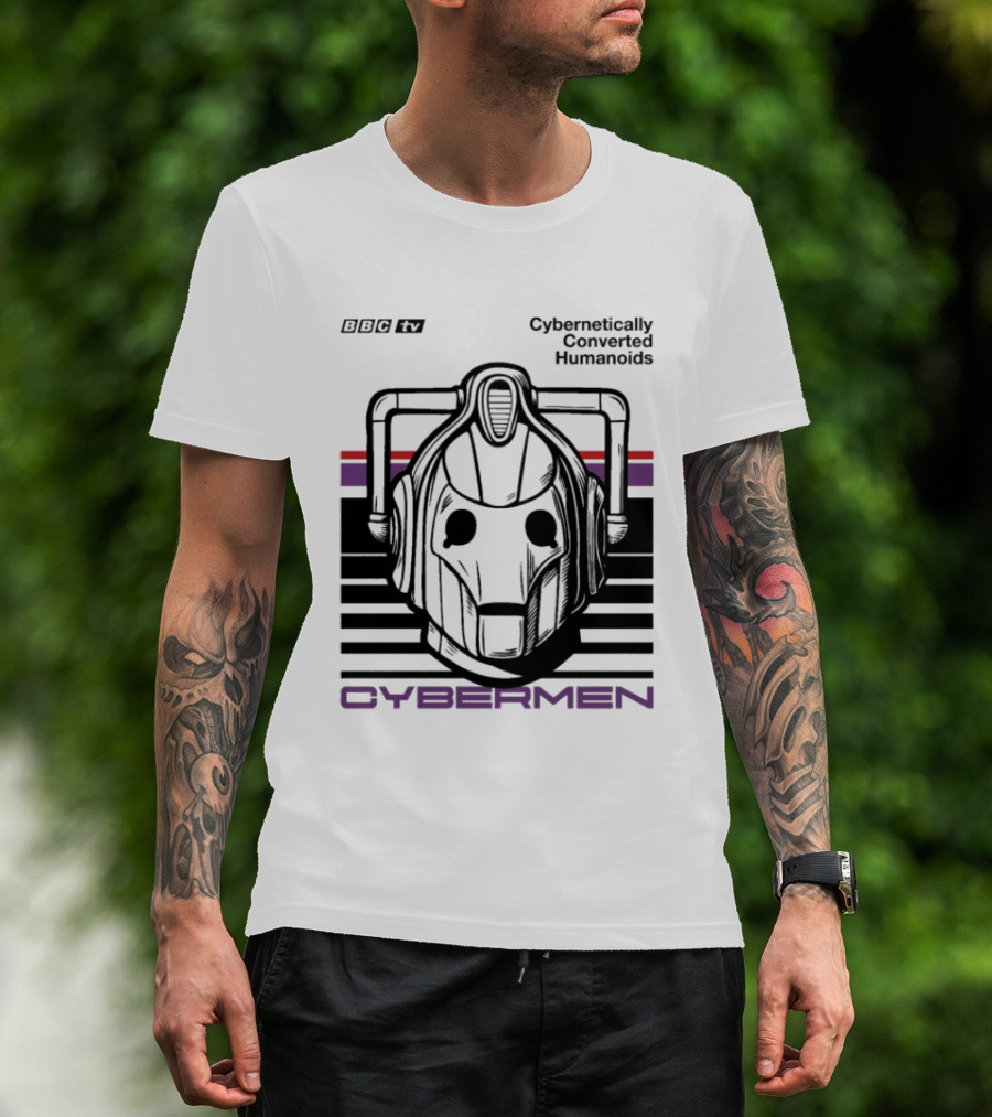 BBC TV Cybermen Cybernetically Converted Humanoids T-Shirt