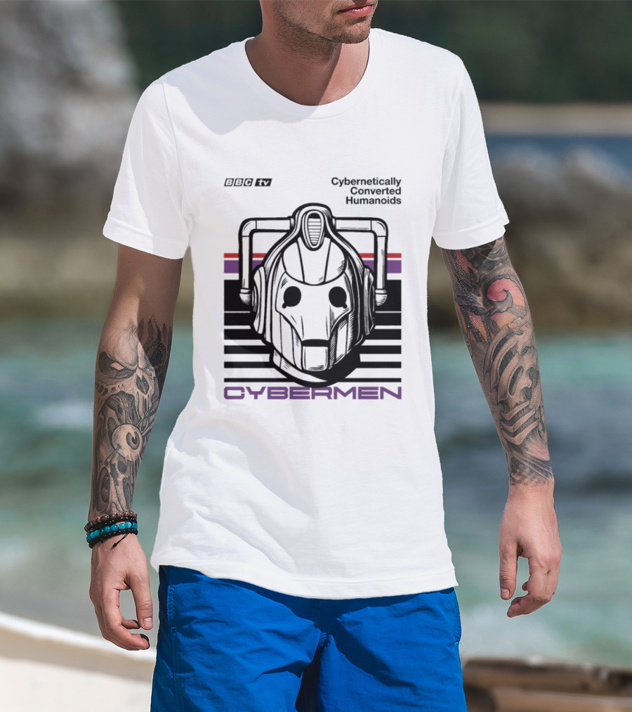 BBC TV Cybermen Cybernetically Converted Humanoids T-Shirt