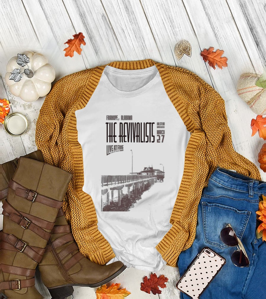 The Revivalists March 27 2026 Fairhope Alabama Steamboat T-Shirt