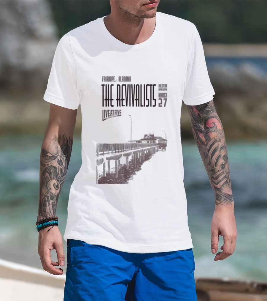 The Revivalists March 27 2026 Fairhope Alabama Steamboat T-Shirt