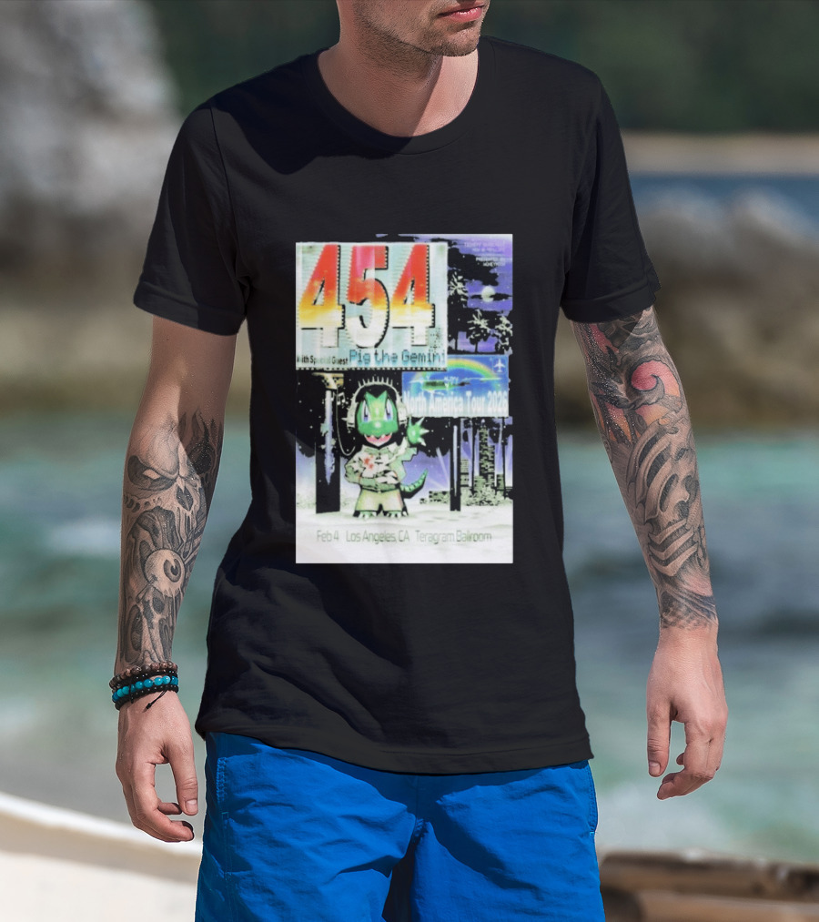 454 Pig The Gemini North America Tour 2026 Los Angeles Teragram Ballroom Feb 4 T-Shirt