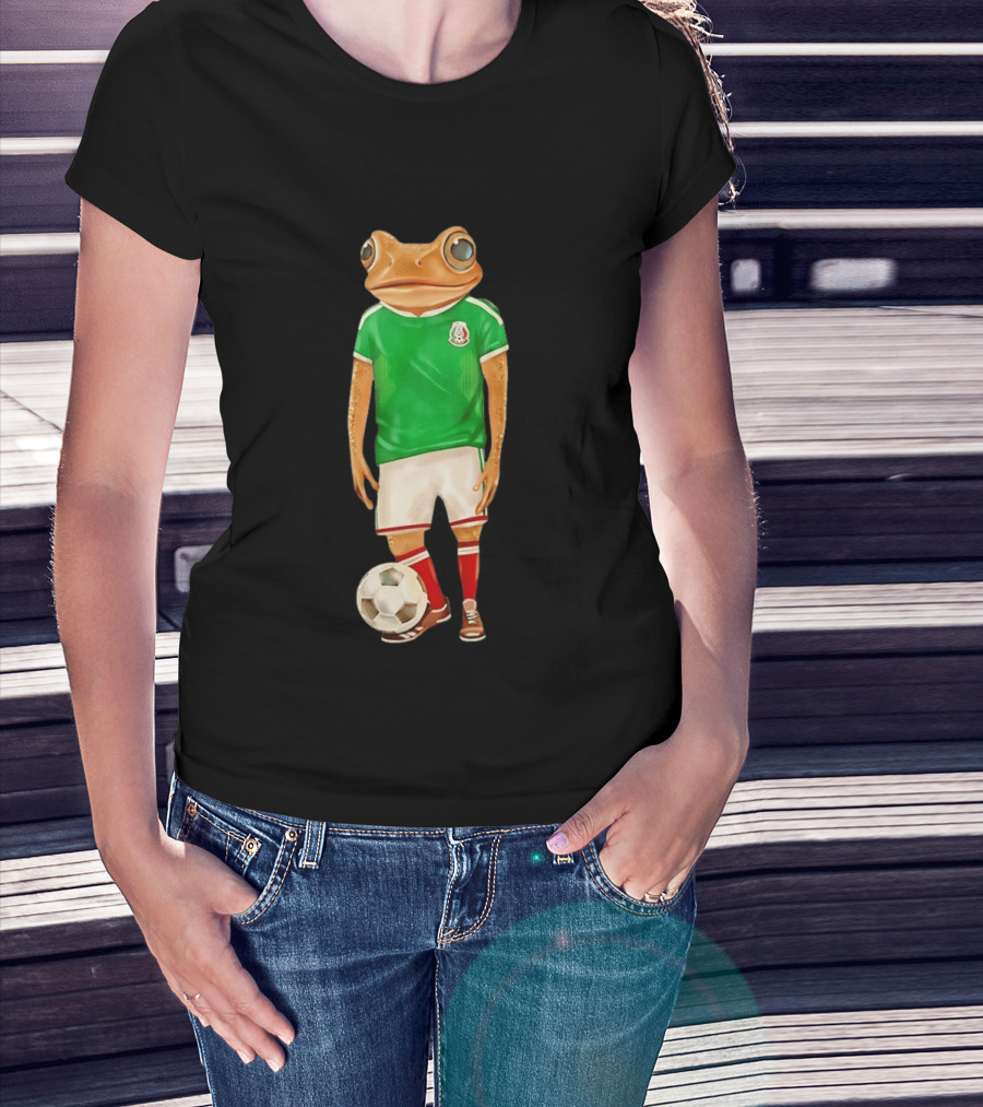 Bad Bunny Debi Tirar Mas Fotos World Tour Mexico 2026 Frog Soccer Jersey T-Shirt
