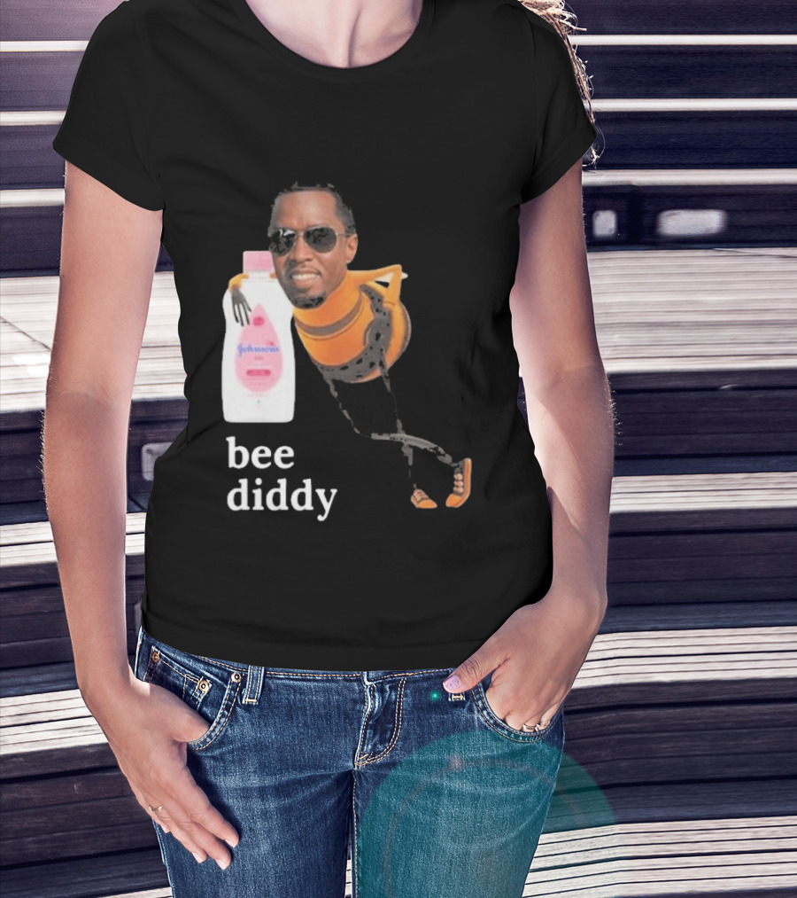 Bee Diddy Sean Combs Baby Oil Johnson's T-Shirt