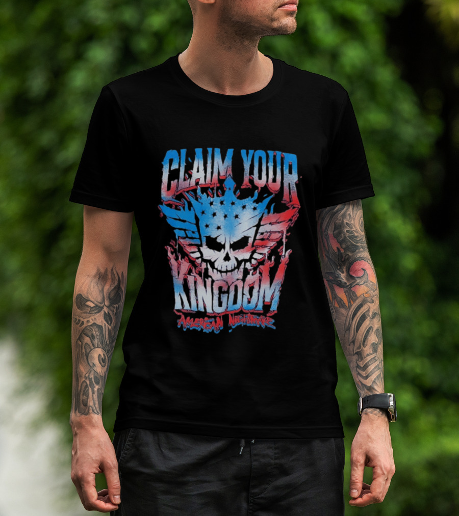 Claim Your Kingdom American Nightmare Cody Rhodes Chenille Pullover T-Shirt