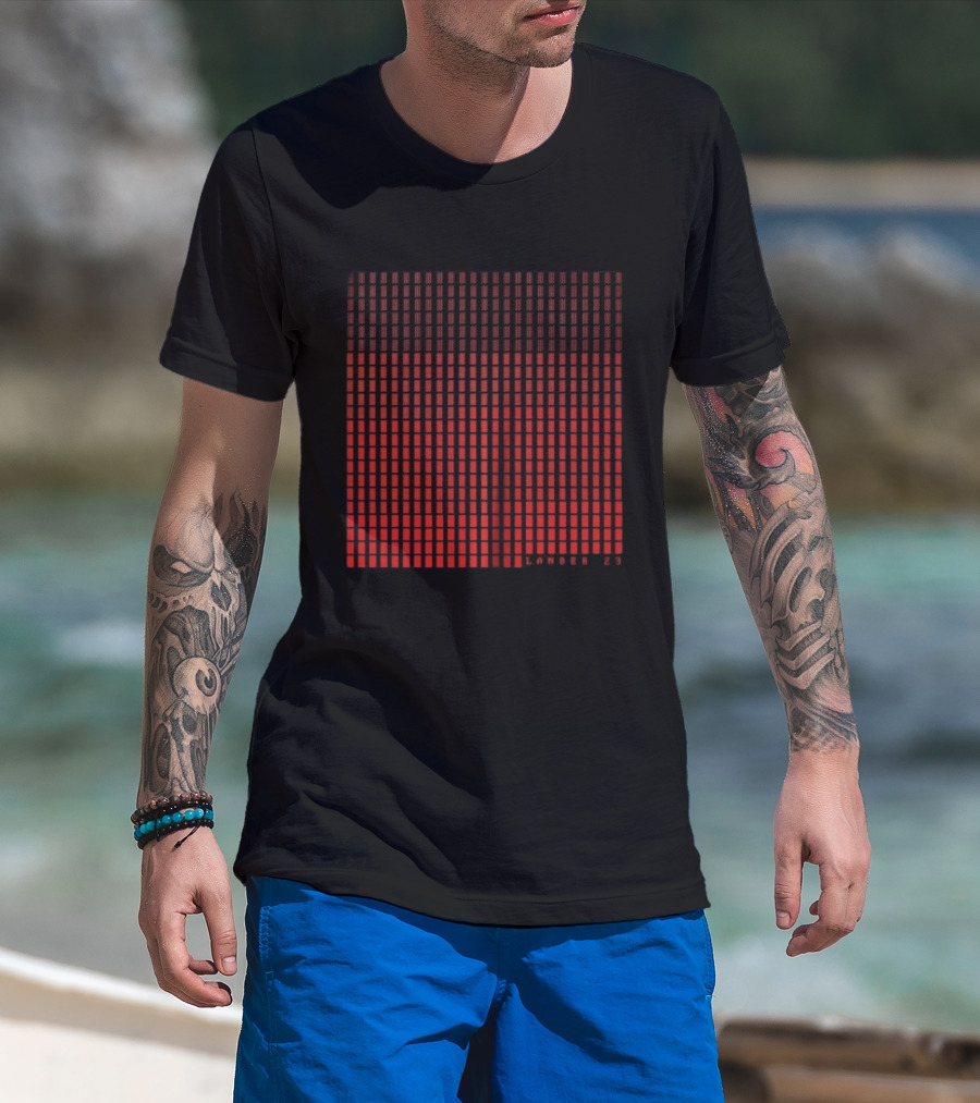 Punchdrunk Lander 23 Pulse Gradient Grid T-Shirt