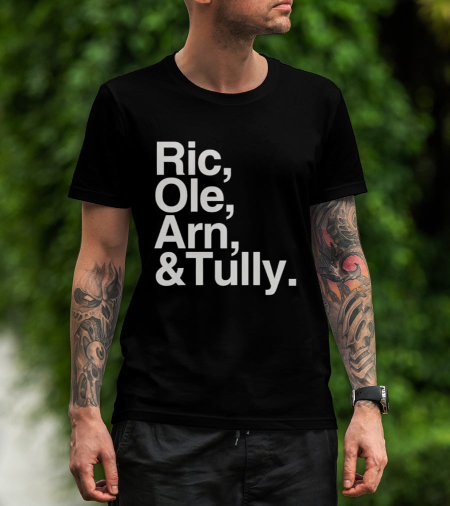 Ric Ole Arn & Tully Retro Wrestling Legends T-Shirt