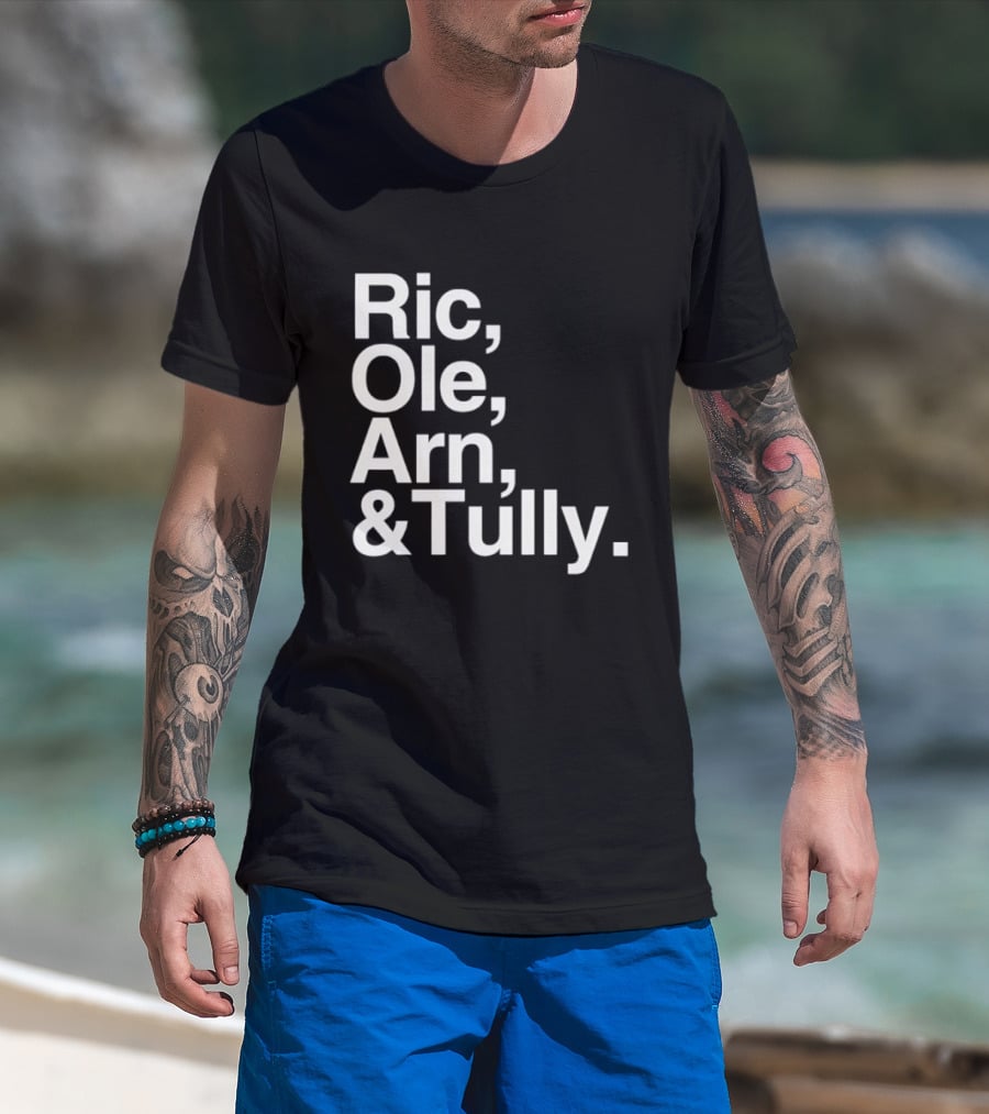 Ric Ole Arn & Tully Retro Wrestling Legends T-Shirt