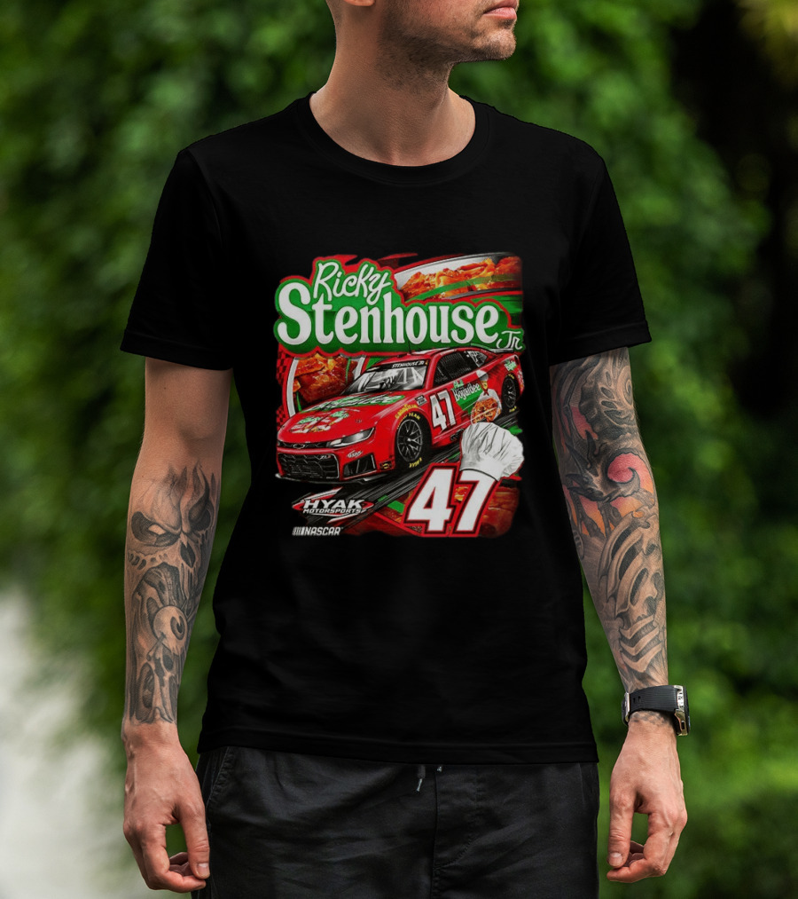 Ricky Stenhouse Jr NASCAR 47 Hyak Motorsports Racing Car T-Shirt