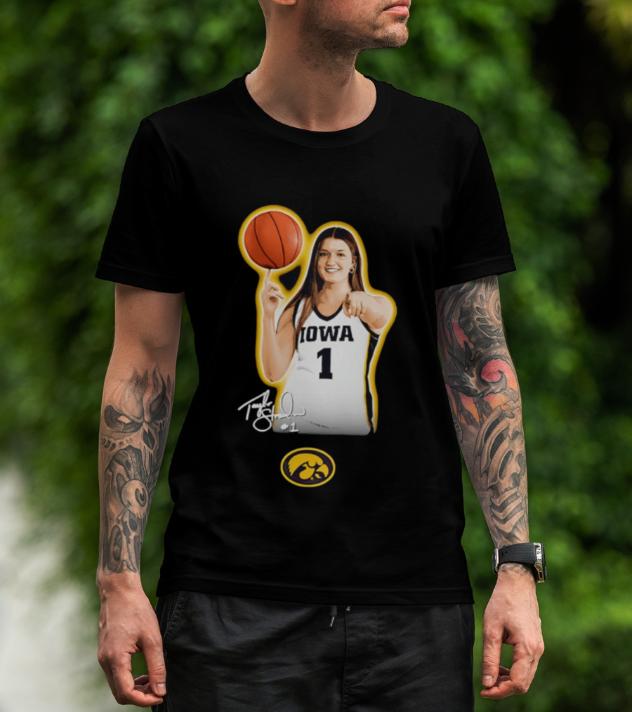 Taylor Stremlow Iowa Hawkeyes Basketball #1 T-Shirt