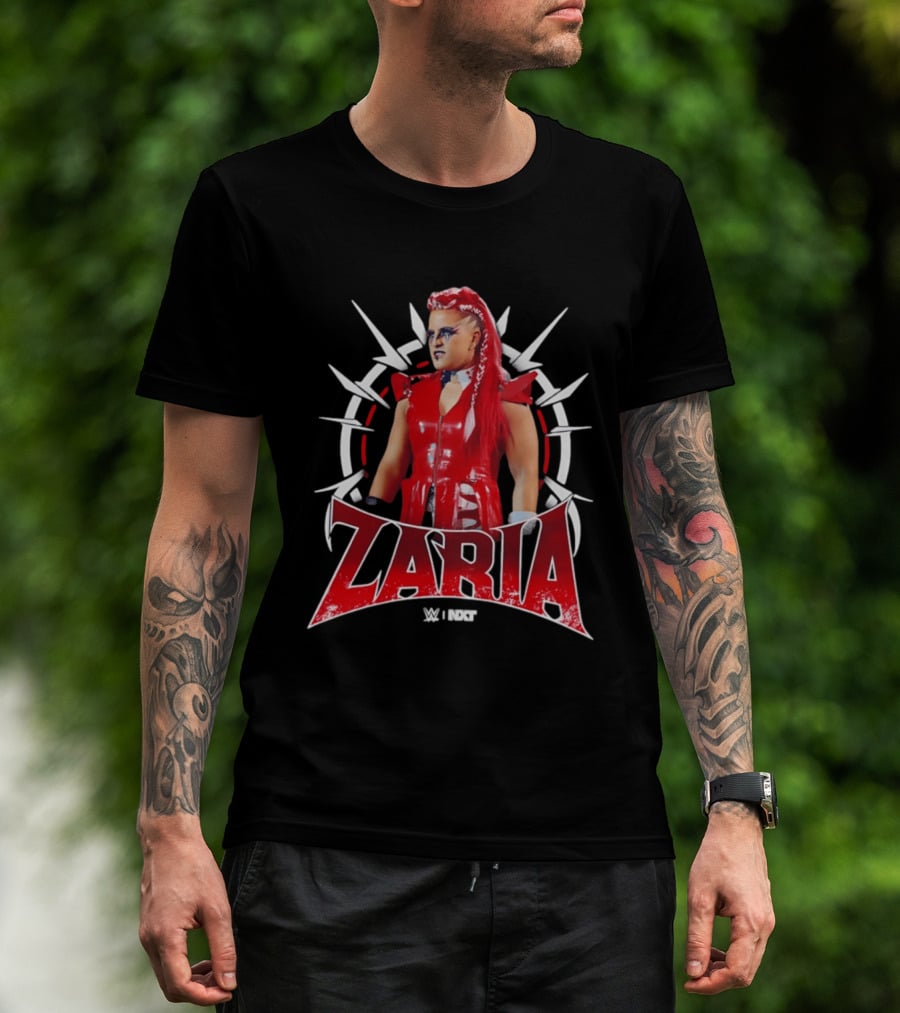 Zaria WWE NXT Red Spikes Ensemble T-Shirt
