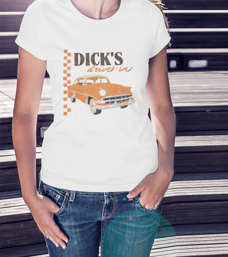 Dick's Drive In Vintage Car T-Shirt