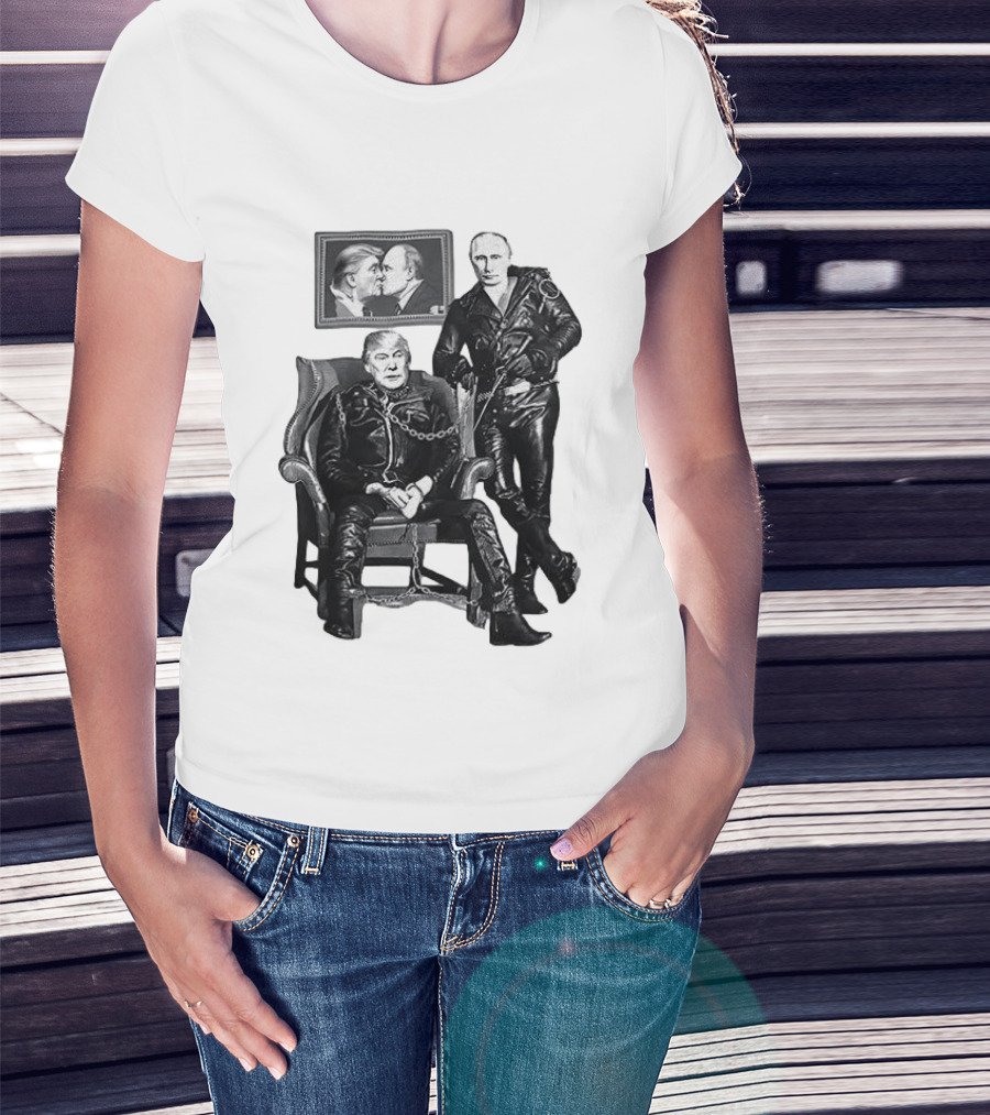 Ridley Heeter Trump Putin Chain And Leather Meme T-Shirt
