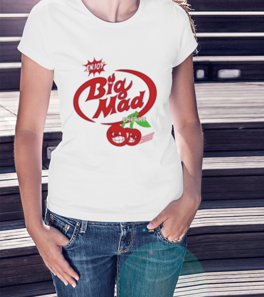 Transviolet Big Mad Cherry Enjoy T-Shirt
