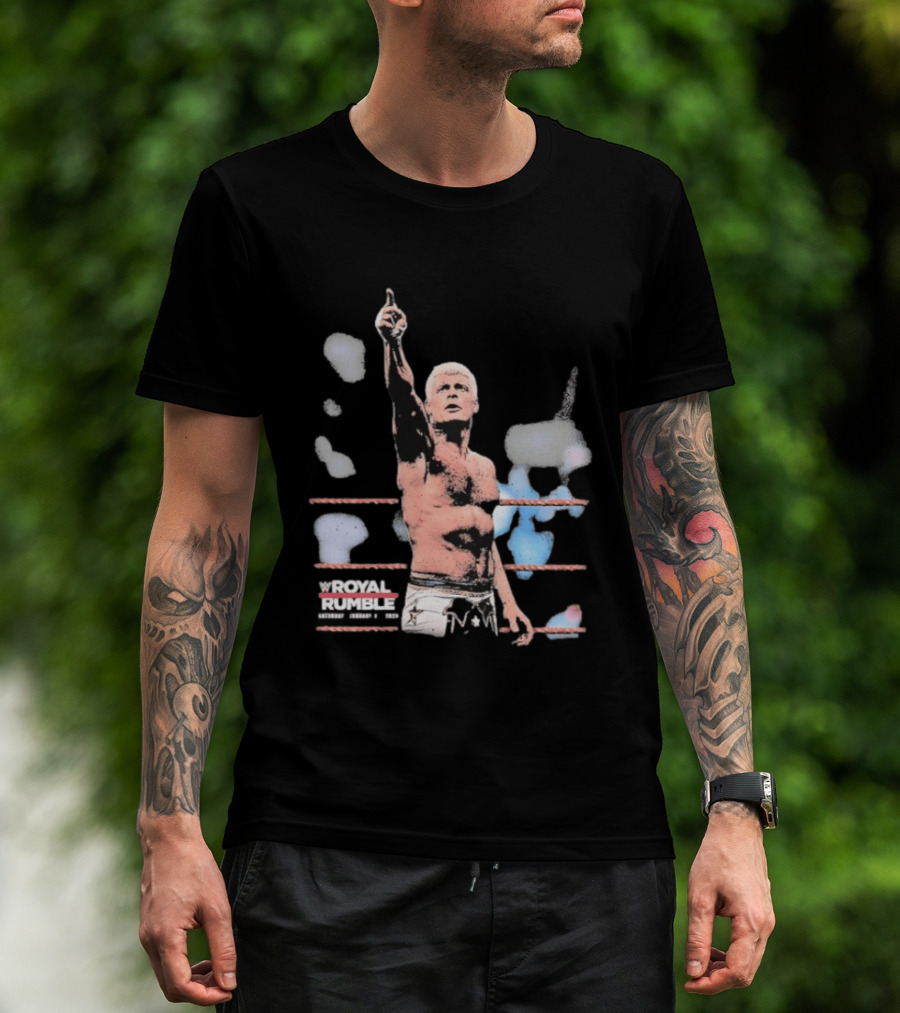 Cody Rhodes WWE Royal Rumble Wrestling Event 2024 T-Shirt