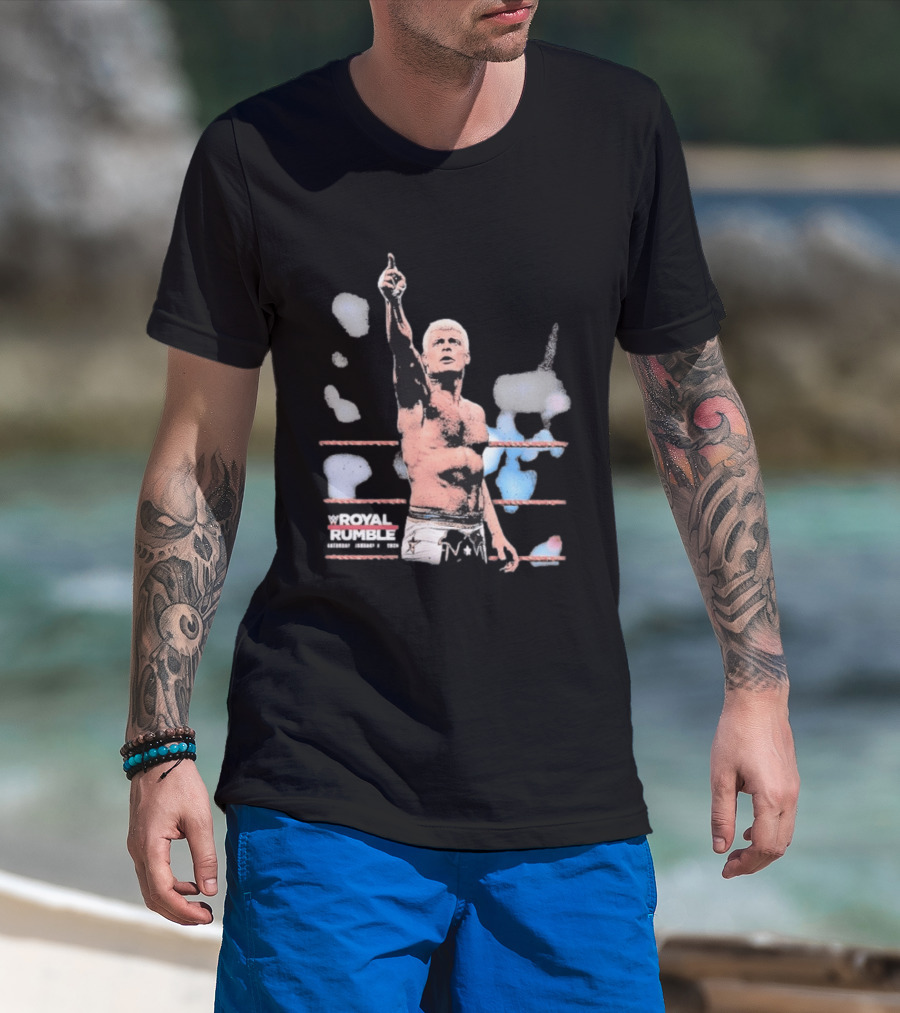 Cody Rhodes WWE Royal Rumble Wrestling Event 2024 T-Shirt