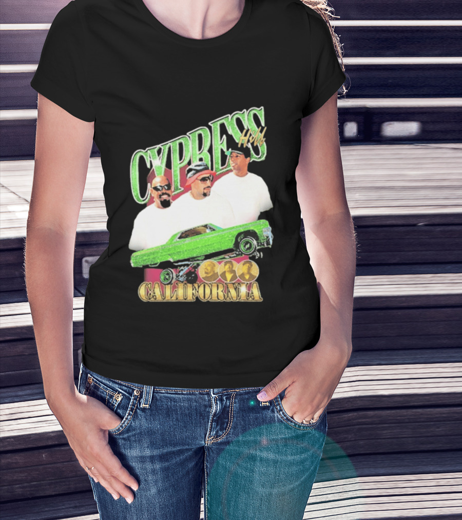 Cypress Hill California Lowrider Urban Style Hip Hop T-Shirt
