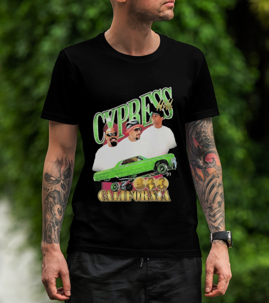 Cypress Hill California Lowrider Urban Style Hip Hop T-Shirt