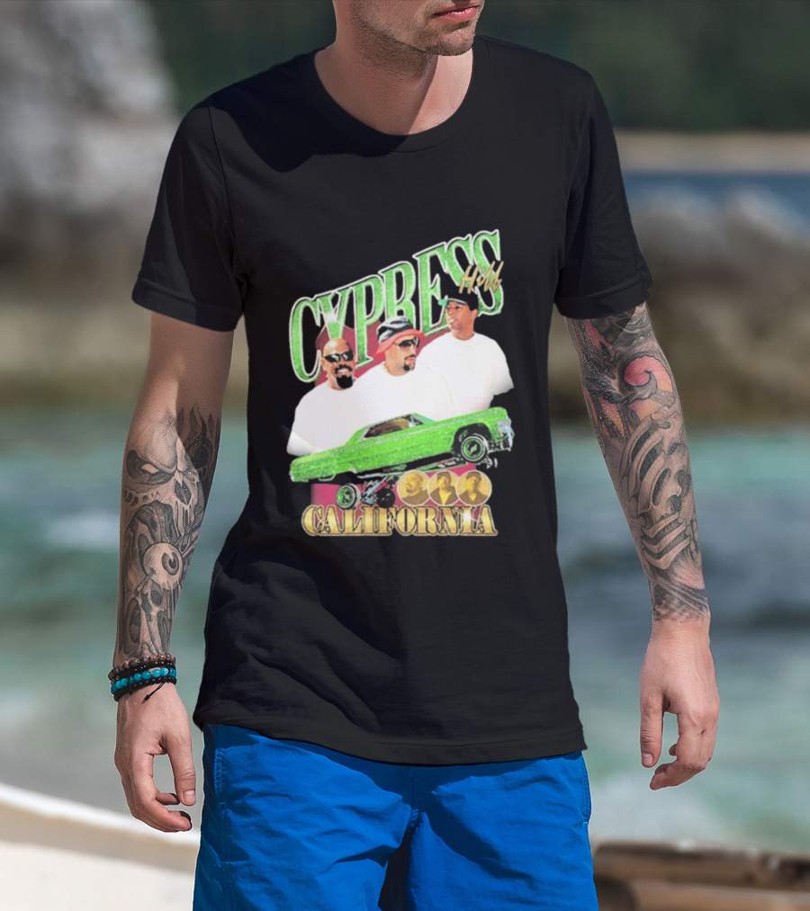 Cypress Hill California Lowrider Urban Style Hip Hop T-Shirt