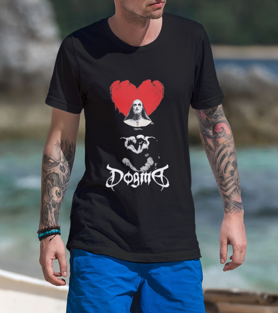 Dogma Nun Heart Valentine's Day T-Shirt
