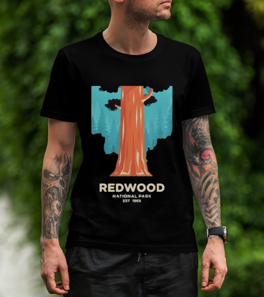 Redwood National Park Est 1968 Tree T-Shirt