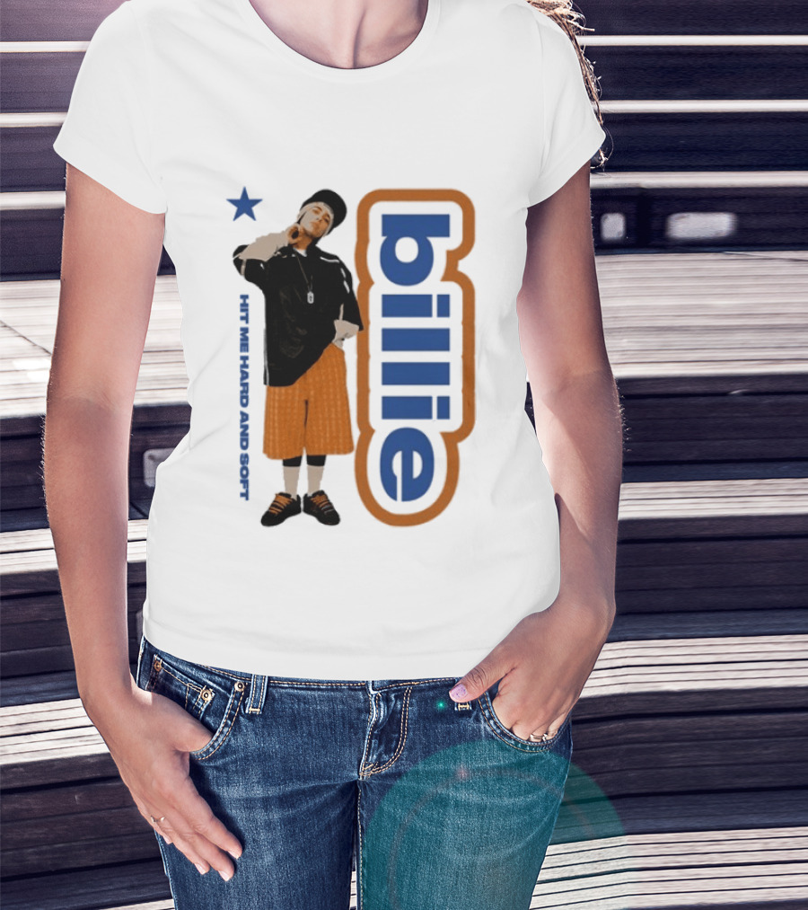 Billie Eilish Lean Hit Me Hard And Soft Tour 2024 2025 Star T-Shirt