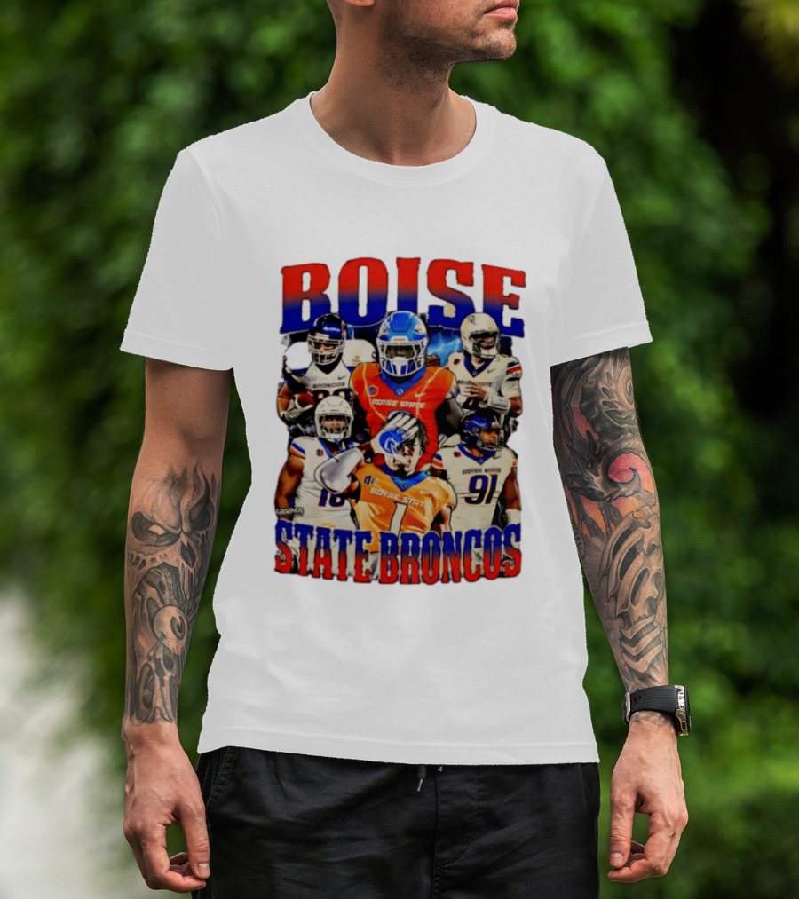 Boise State Broncos Football Legends Players T-Shirt