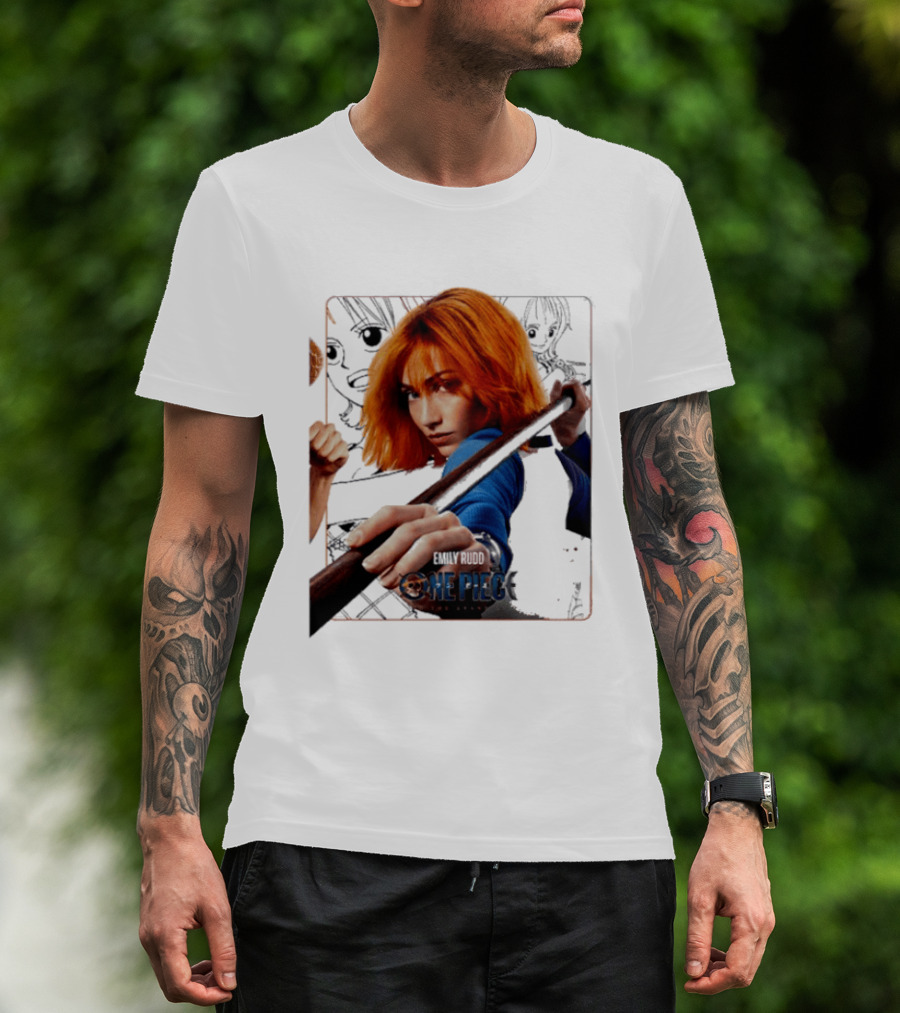 One Piece Live Action Emily Rudd As Nami Grand Line Adventure T-Shirt