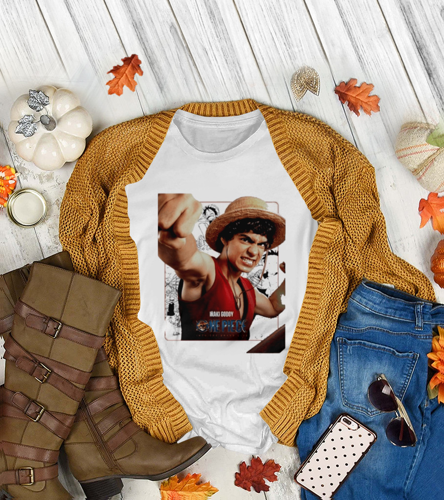Iñaki Godoy as Monkey D. Luffy One Piece Live Action Into the Grand Line T-Shirt